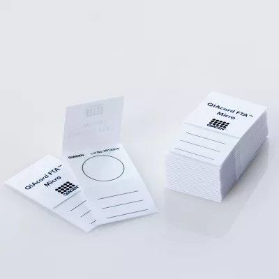 FTA Micro Card, Non-Indicating, 1 Sample Area Per Card, 100/Pk